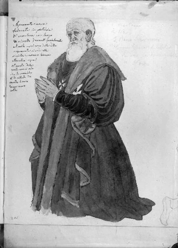 Studio di figura in costume rinascimentale 12
